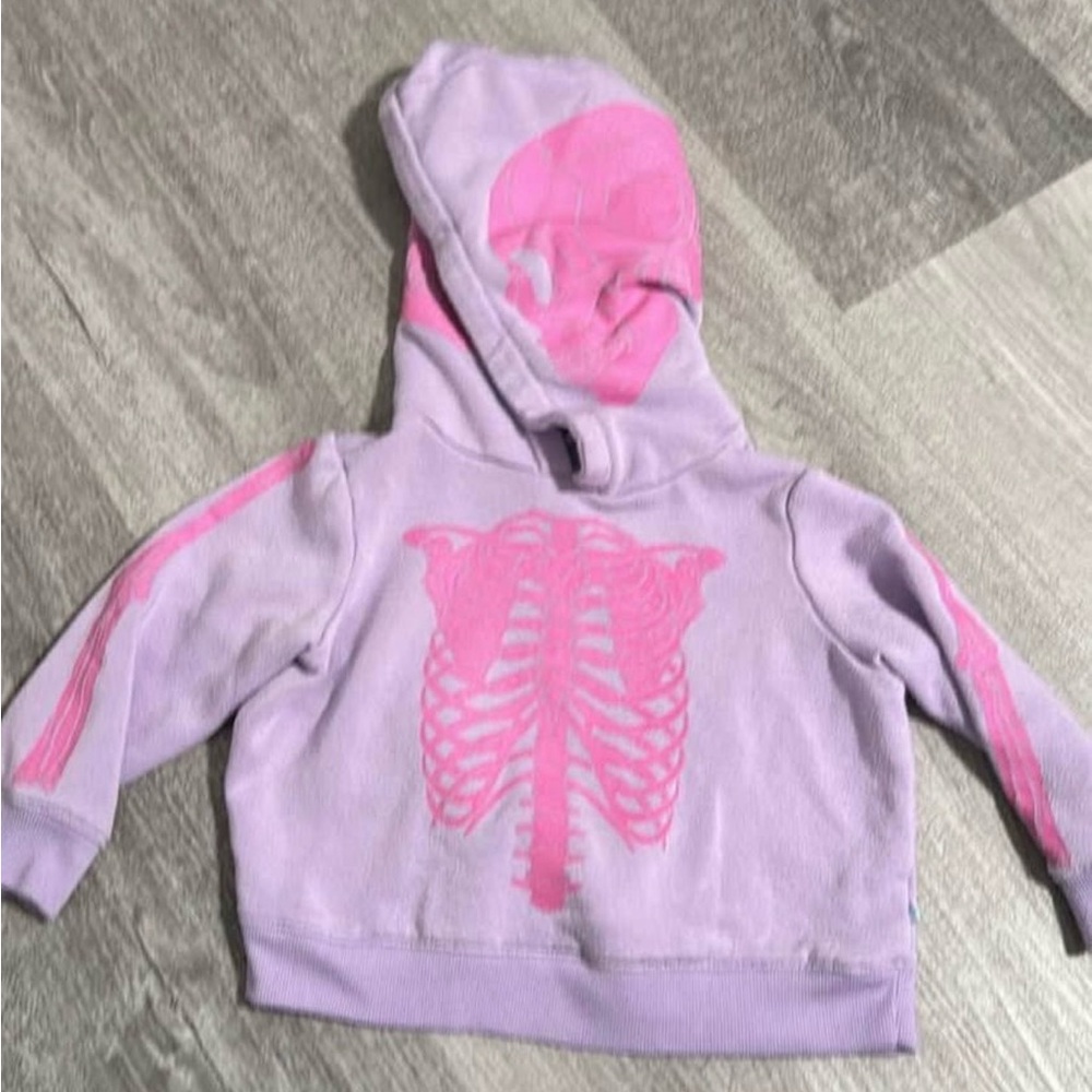 Posh Peanut Lavender and Pink Skeleton Hoodie